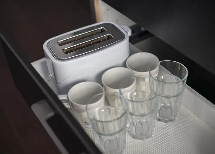 Old Town Square Black & White Studio Appartement Varsovie